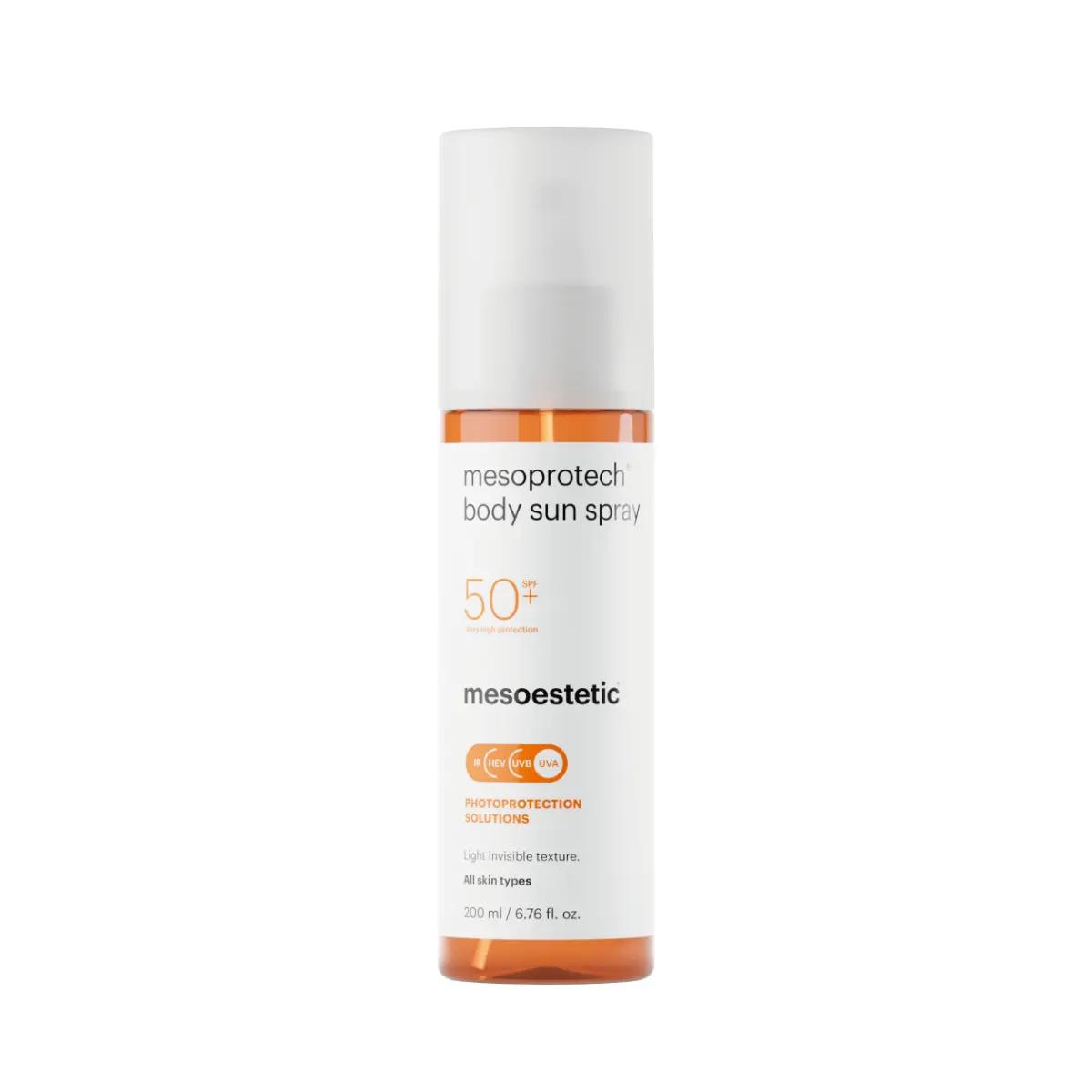 Mesoestetic mesoprotech body sun spray SPF50+
