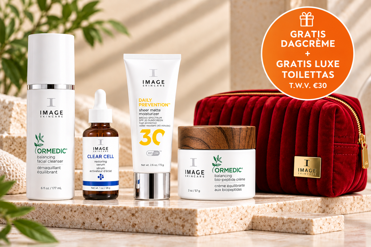 IMAGE Skincare Acné – Mild Gift Set – 3 Producten + Gratis Dagcrème & Luxe Toilettas