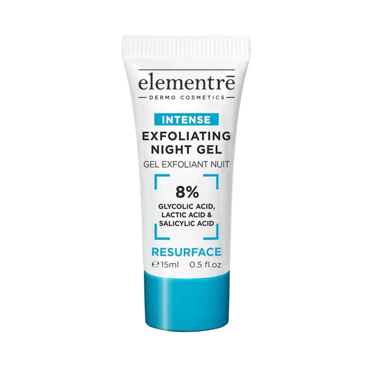 elementrē Intense Exfoliating Night Gel 8% AHA & BHA