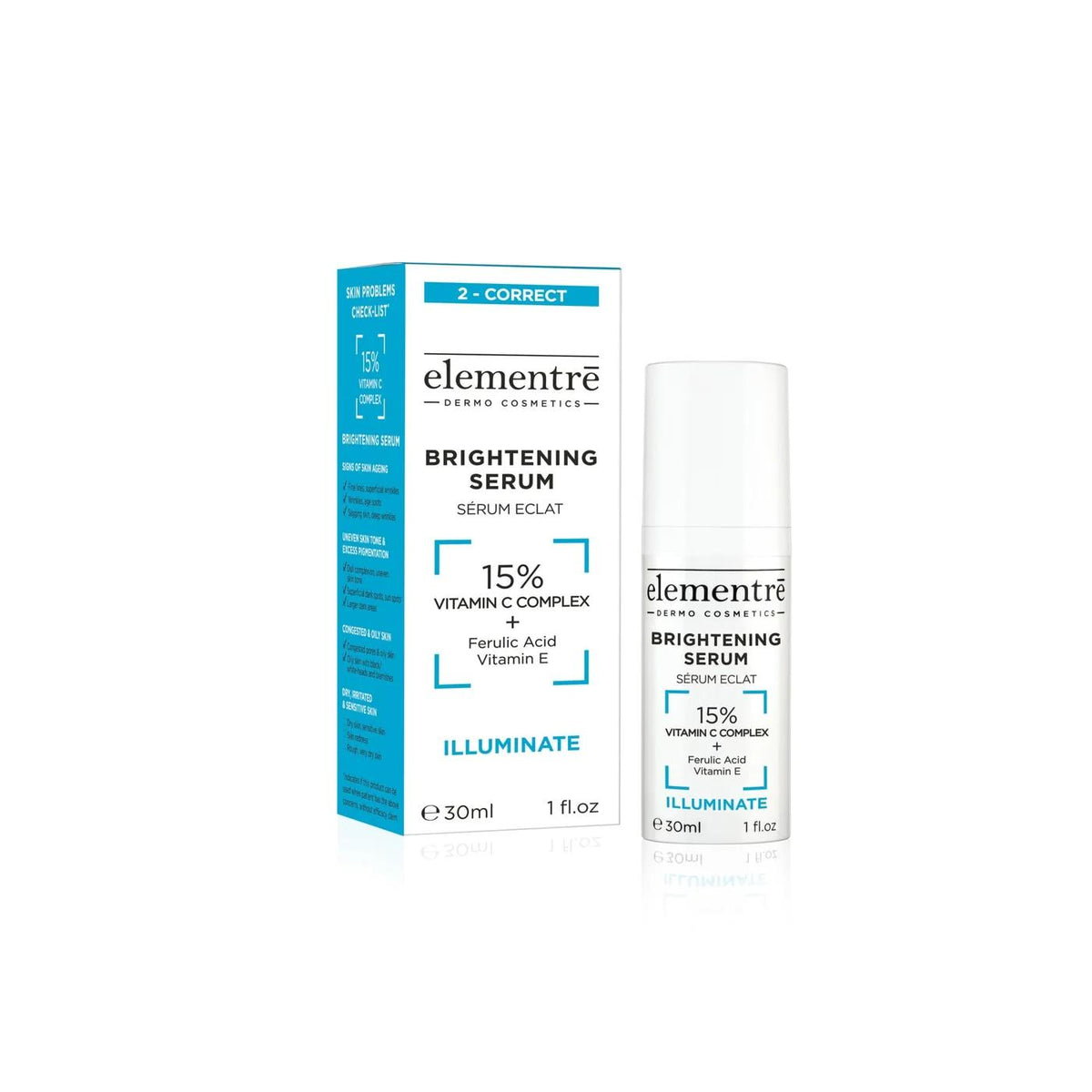 elementrē Brightening Serum 15% Vitamine C 30 ml