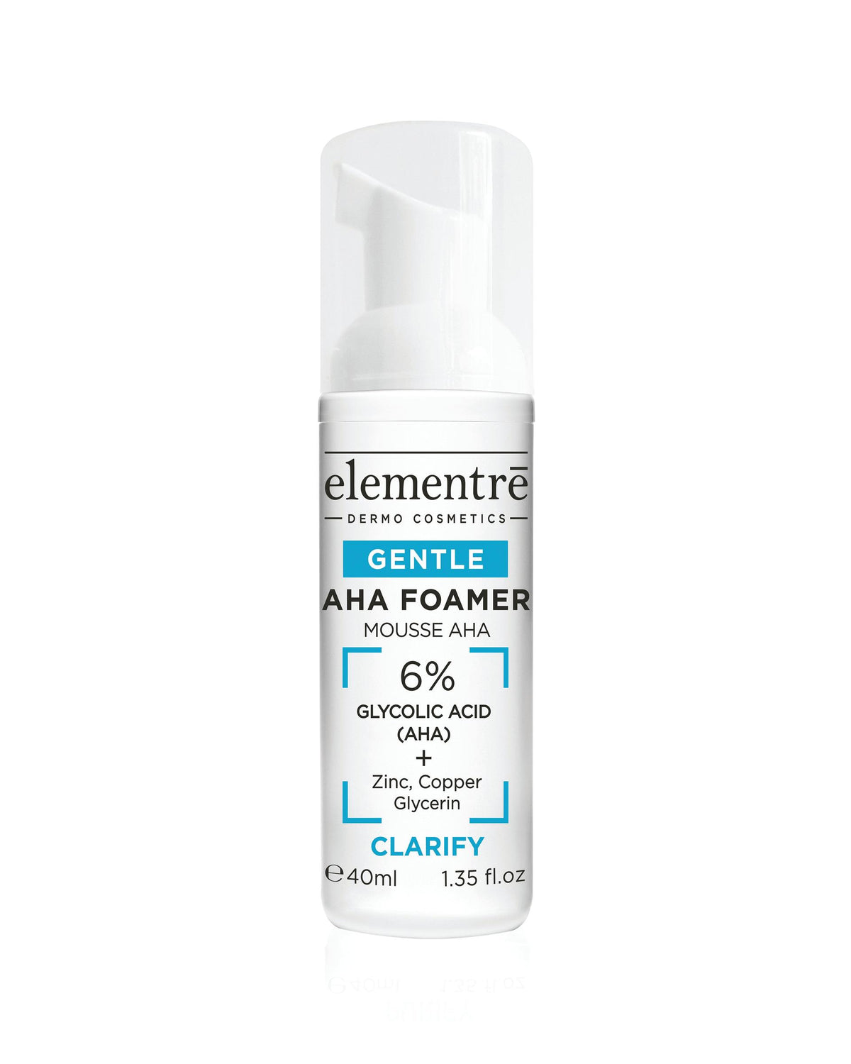 elementrē Gentle AHA Foamer 6% 40 ml