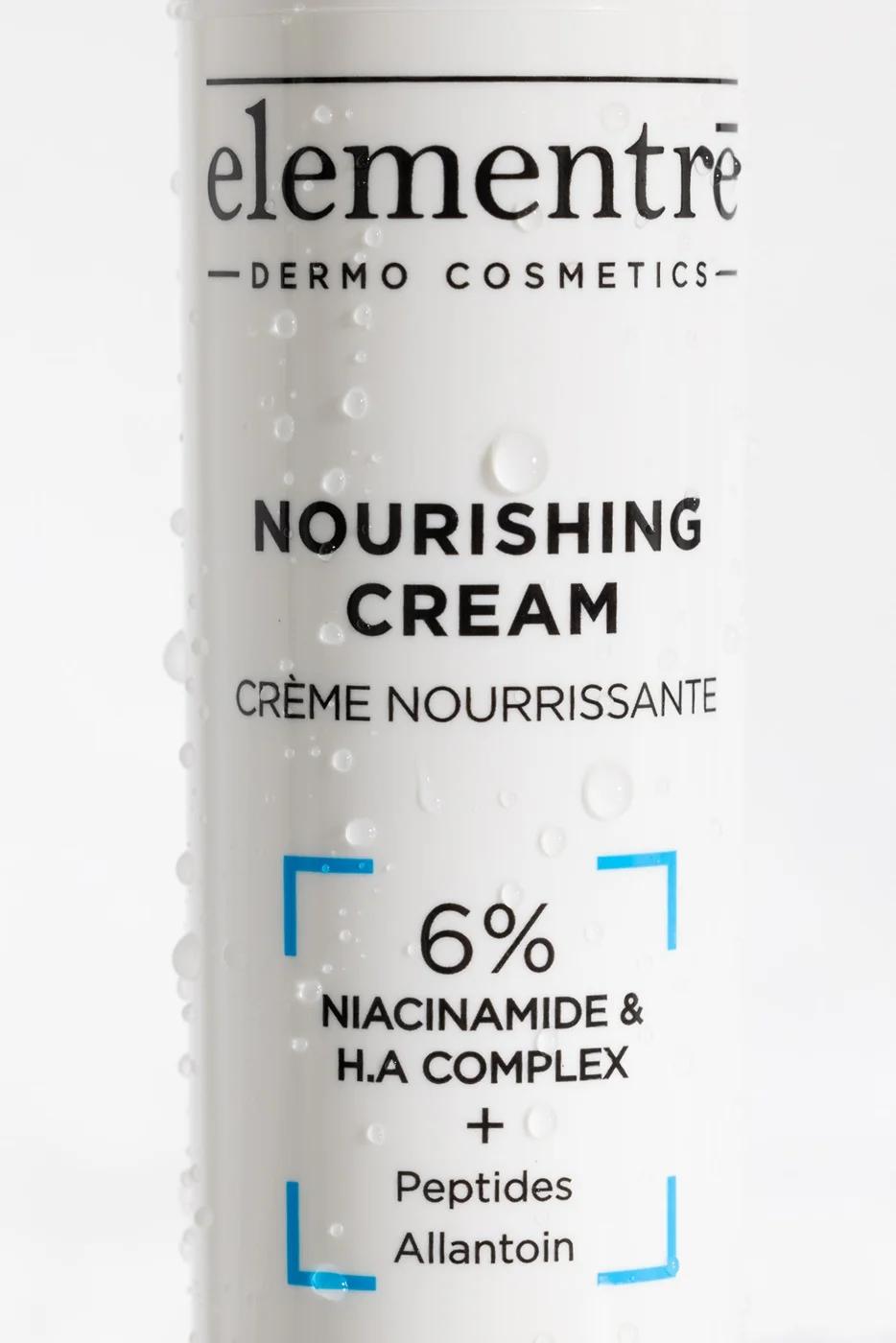 elementrē Nourishing Cream 6% Niacinamide & Hyaluronzuur 50 ml – afbeelding 2