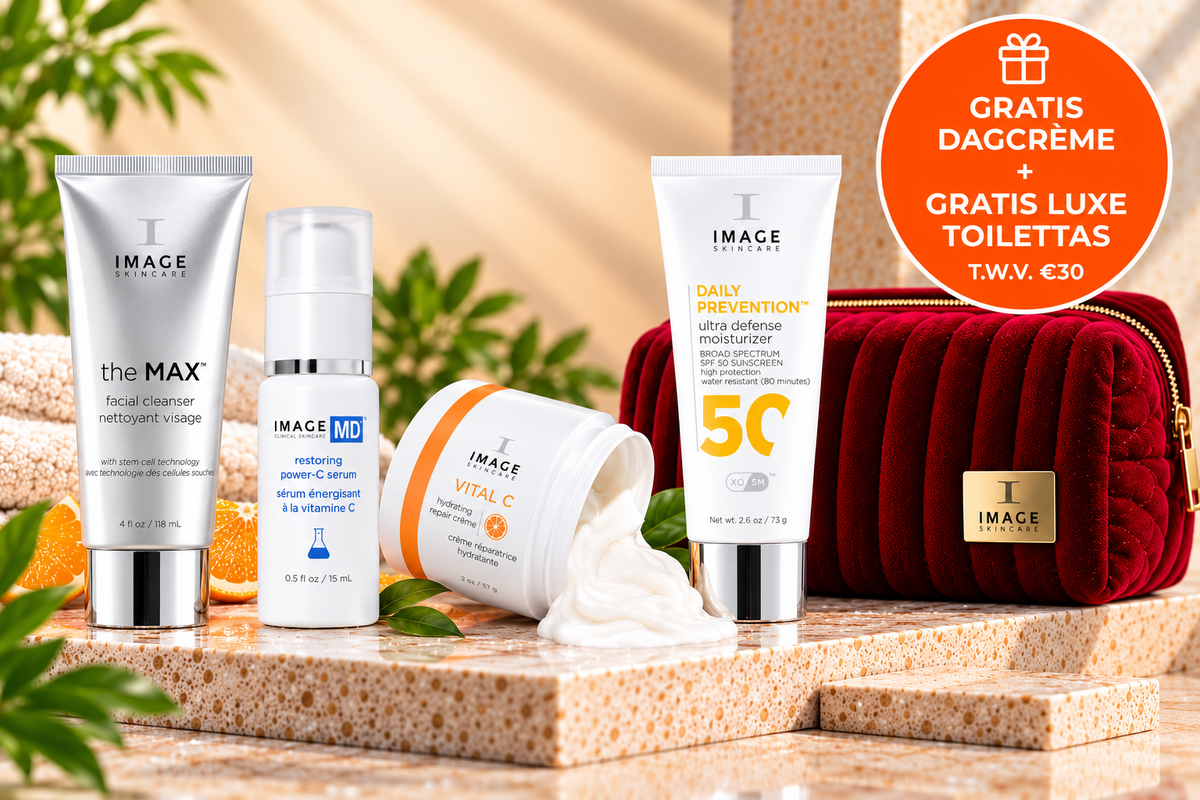 IMAGE Skincare Anti-Aging Vitamine C Gift Set – 3 Producten + Gratis Dagcrème & Luxe Toilettas